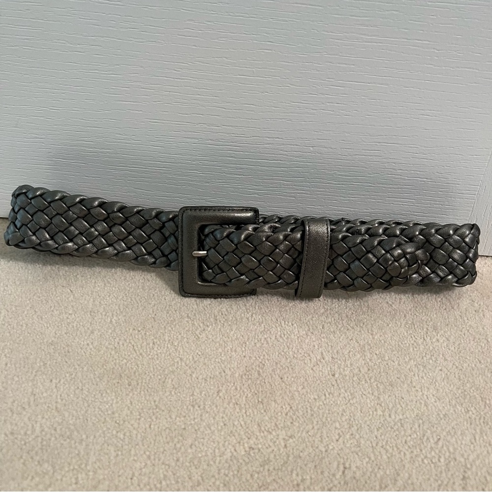 Americana by Sharif genuine leather woven belt